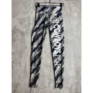 Dallas Cowboys NFL‎ Womens Leggings Stretch Pants Med Blue White